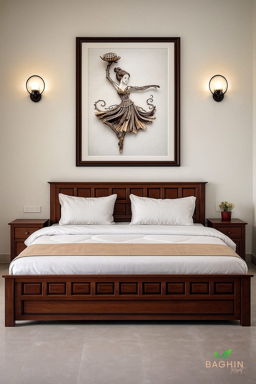 Cottage interior of modern look at Baghin Resort