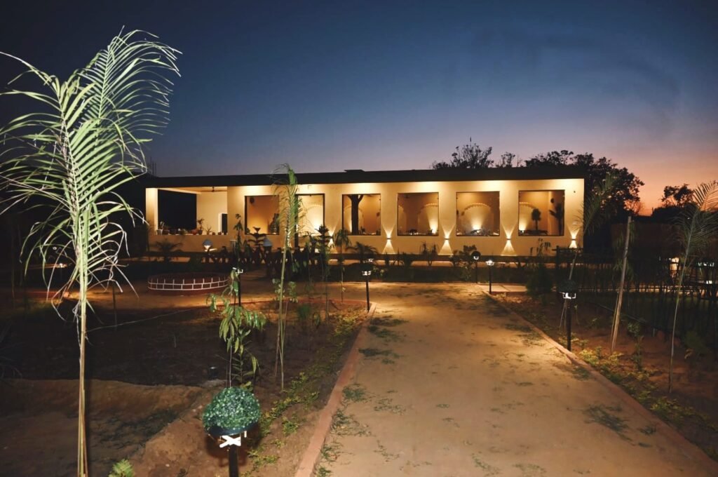 Scenic Pathway inside Baghin Resort near Ranthambore