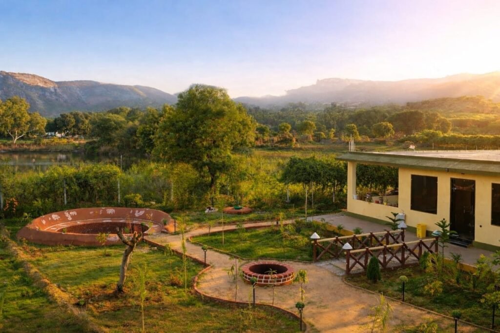 baghin resort garden forest view sawai madhopur