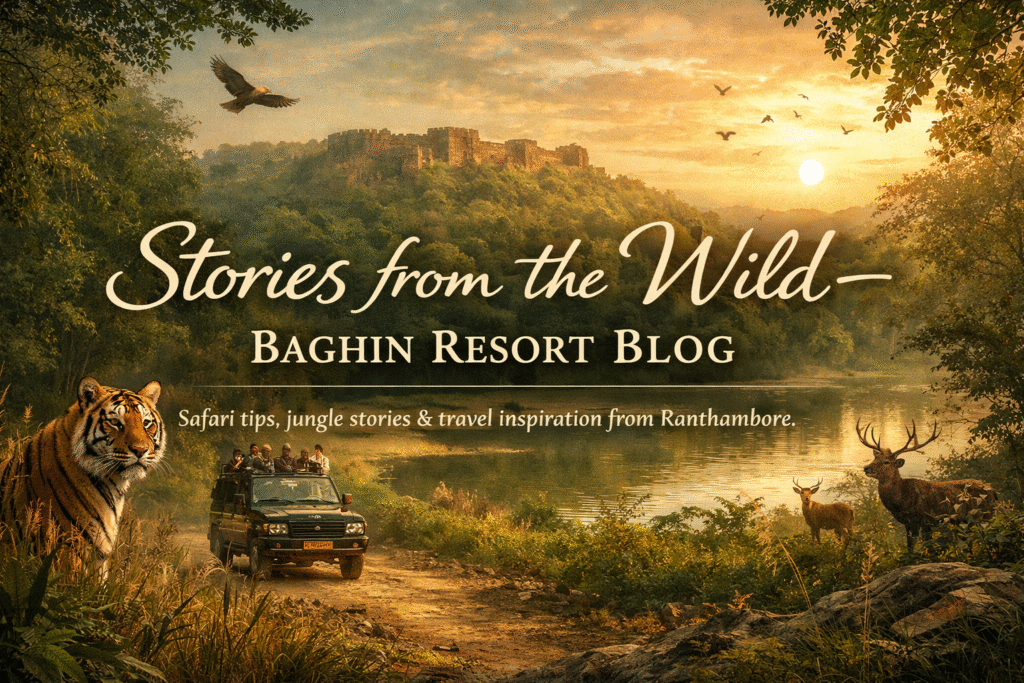 Ranthambore tiger safari experience near Baghin Resort